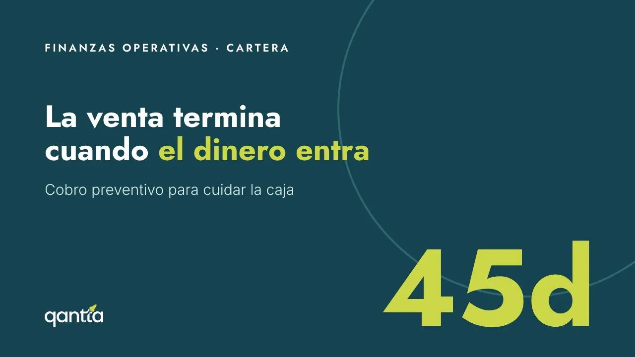 Portada del artículo: Vender no basta: la venta termina cuando el dinero entra