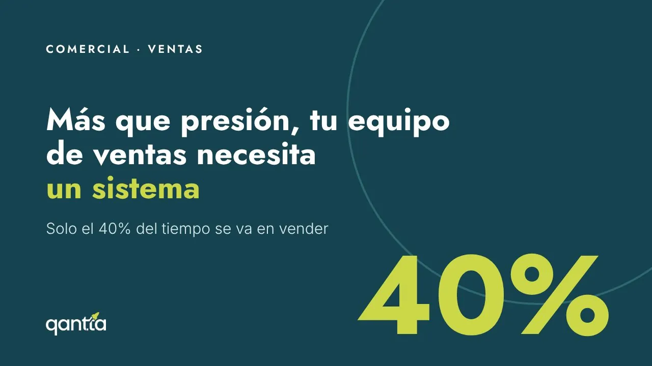 Portada del artículo: Tu equipo de ventas no necesita más presión, necesita un sistema